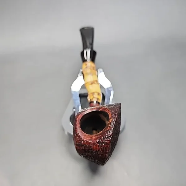 Steve Liskey Swimming Bamboo Blowfish, Estate Briar Pipe, American Estates - Image 4