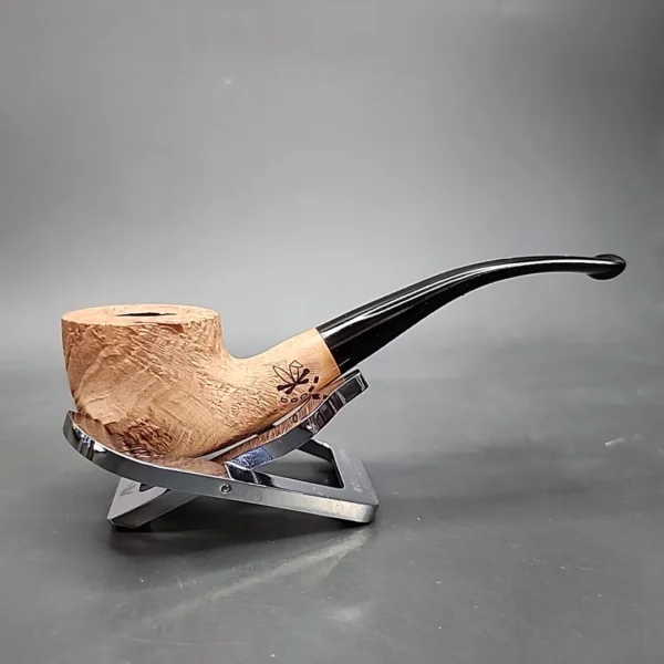 Morgan Bones Bent Pot Briar Pipe New - Image 4