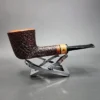 Ascorti Sabbia Di Oro Partially Sandblasted Dublin Estate Briar Pipe Unsmoked - Image 4