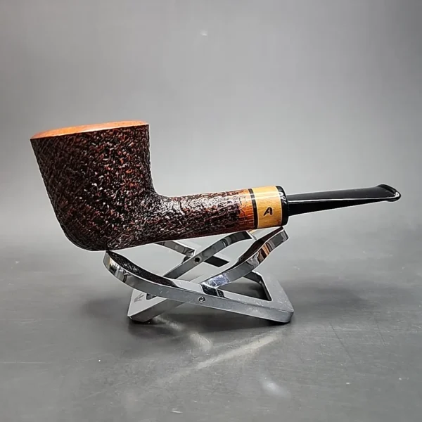 Ascorti Sabbia Di Oro Partially Sandblasted Dublin Estate Briar Pipe Unsmoked - Image 4