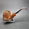 Caminetto New Dear Moustache KS Bent Egg Estate Briar Pipe - Image 4