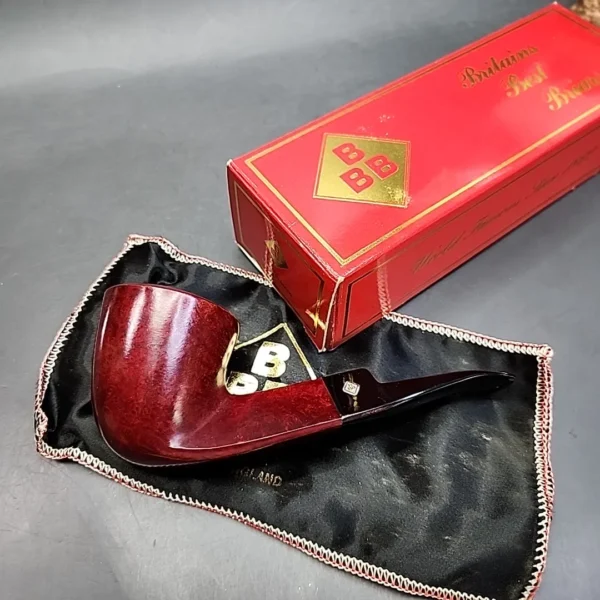 BBB Bermuda 5660 Bent Dublin Estate Briar Pipe, Unsmoked - Image 4