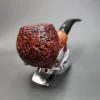 Ser Jacopo S2 Sandblasted Bent Apple Estate Briar Pipe, Italian Estates - Image 4