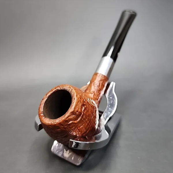 Kaywoodie Silhouette 42 Sandblasted Straight Apple Estate Briar Pipe, American Estates - Image 4