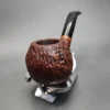 1998 ASPC by Mark Tinsky, Sandblasted Bent Apple Estate Briar Pipe, American Estates - Image 4