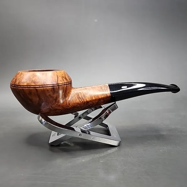 Castello "Castello" KKKK Smooth Bent Bulldog Estate Briar Pipe, Italian Estates [SOLD] - Image 4