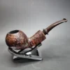 Nathan Armentrout Sandblasted Apple Handmade Briar Pipe, New [SOLD] - Image 4