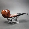 2022 Mark Tinsky Mocha 5 2 Star Bent Apple Estate Briar Pipe, American Estates [SOLD] - Image 4