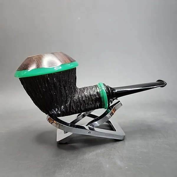 Karim Calabash Sitter Handmade Pipe, New - Image 4