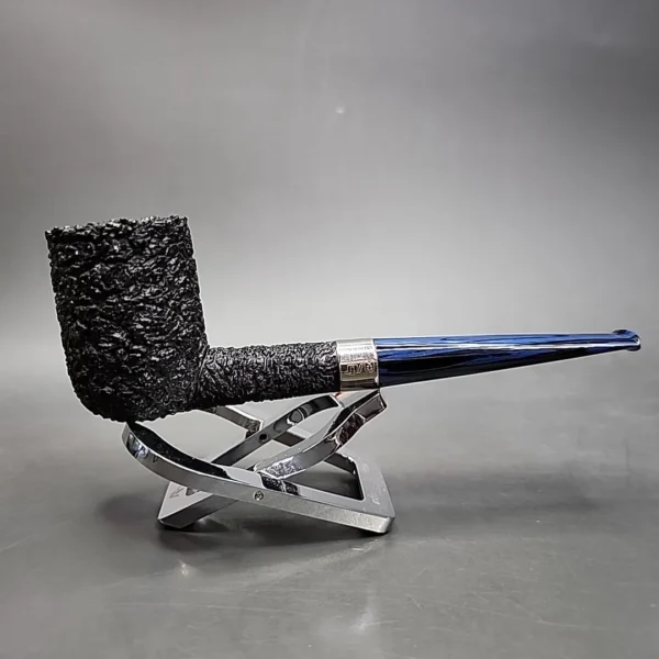 Pipe Tristan Rusticated Straight Billiard Handmade Briar Pipe, New [SOLD] - Image 4