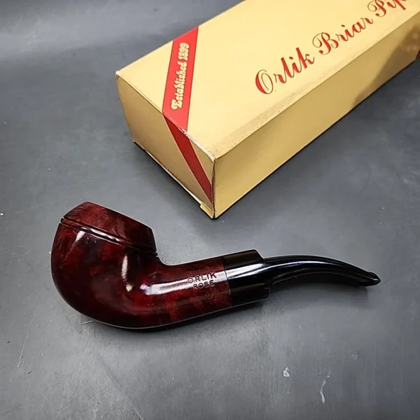 Orlik Rose 74965 Smooth Bullmoose Estate Briar Pipe, Unsmoked - Image 4