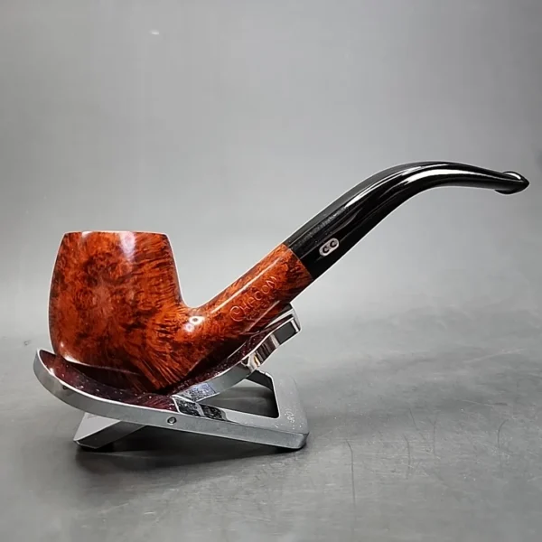 Chacom Centenaire 13 Bent Billiard Estate Briar Pipe, Unsmoked - Image 4