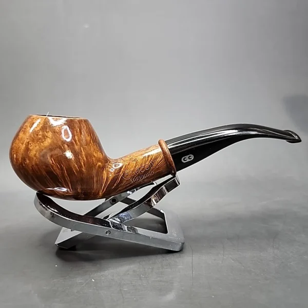 Chacom Trekking 262 Smooth Author Estate Briar Pipe, Unsmoked, 9mm, Adapter - Image 4