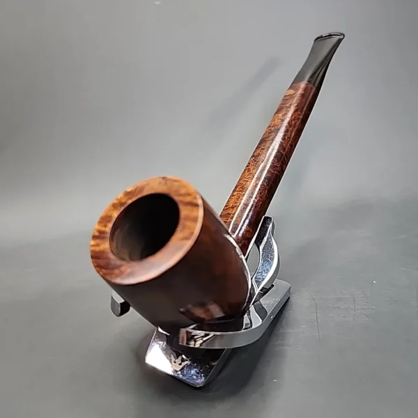 John's Pipe Shop Los Angeles Smooth Canadian Estate Briar Pipe - Image 4