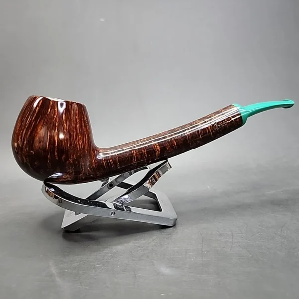 Chris Morgan Signature Long Shank Apple Briar Pipe, New - Image 4