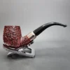 Ser Jacopo R1 Rusticated Bent Billiard Estate Briar Pipe - Image 4