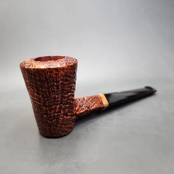 Ser Jacopo Jucunda S2 Sandblasted Dublin Estate Briar Pipe, Unsmoked - Image 4