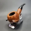 Michel Smooth Bent Apple Estate Briar Pipe Unsmoked - Image 4