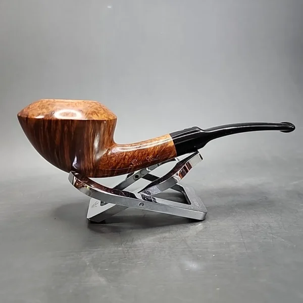 Don Carlos One Note Bent Rhodesian Estate Briar Pipe - Image 4