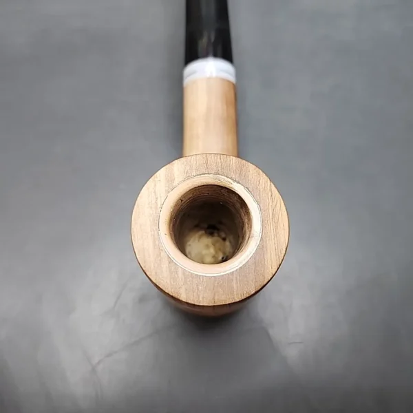 Dapper Olive Wood Meerschaum Lined Poker Estate Pipe - Image 5