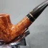 BBB Select 304 Smooth Bent Billiard w/ Brass Estate Briar Pipe, Unsmoked - Image 5