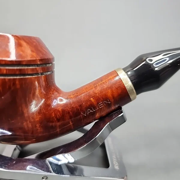 Vauen 6802 Smooth Bent Rhodesian Estate Briar Pipe, Unsmoked, 9mm - Image 5