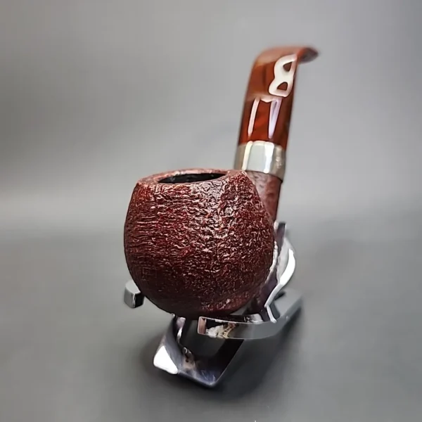 Peterson Irish Harp XL02 Sandblasted Briar Pipe, Fishtail [SOLD] - Image 5