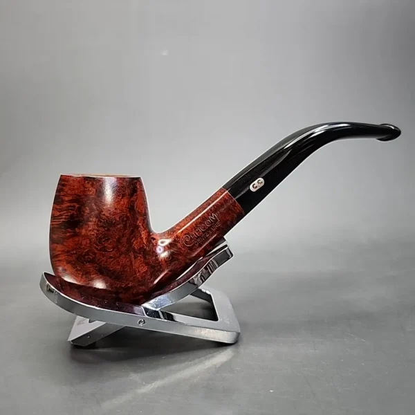 Chacom Centenaire 42 Bent Billiard Estate Briar Pipe, Unsmoked - Image 5