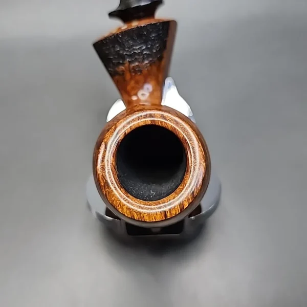 2016 Scott Klein & Steve Morrisette Smooth Bent Egg Handmade Briar Pipe, Unsmoked [SOLD] - Image 5