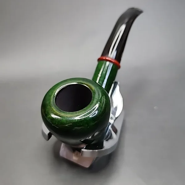 Chacom Green Trekking 264 Smooth Bent Acorn Estate Briar Pipe, Unsmoked [SOLD] - Image 5