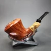Doctor's Pipes by Roman Kovalev, Double Flash Smooth Dublin Estate Briar Pipe, Unsmoked - Image 5