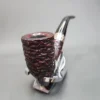 2020 Peterson Sherlock Holmes Rathbone Rusticated Bent Billiard Estate Briar Pipe, Irish Estates [SOLD] - Image 5