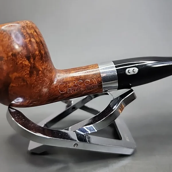 Chacom Golden Grain 168 Smooth Straight Apple Estate Briar Pipe - Image 5