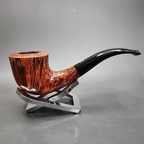Il Ceppo 4 Smooth Bent Dublin Estate Briar Pipe, Italian Estates - Image 5