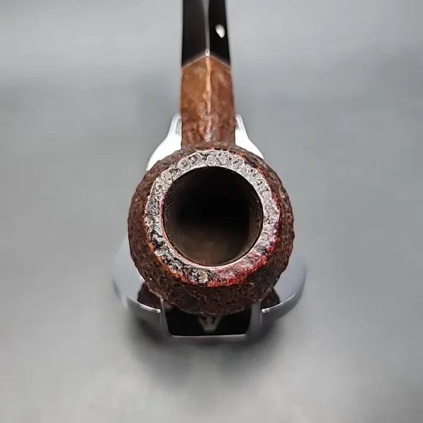 Kaywoodie Relief Grain 98B Sandblasted Bulldog Estate Briar Pipe, American Estates - Image 5