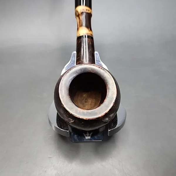 Volkan 7 Smooth Prince w Bamboo, Estate Briar Pipe, Italian Estates - Image 5
