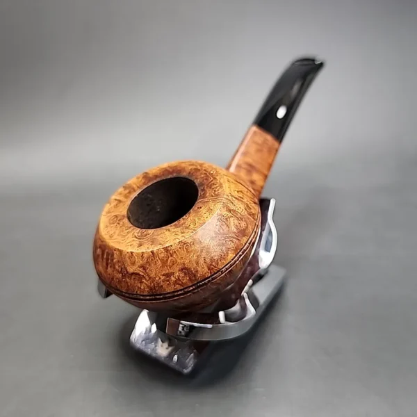 Castello "Castello" KKKK Smooth Bent Bulldog Estate Briar Pipe, Italian Estates [SOLD] - Image 5