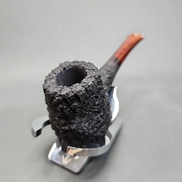 Pipe Tristan Rusticated Shape 55 Style Handmade Briar Pipe, New [SOLD OUT] - Image 5