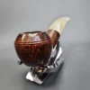 BBB Tortoise 765 Smooth Bent Estate Briar Pipe, Unsmoked - Image 5