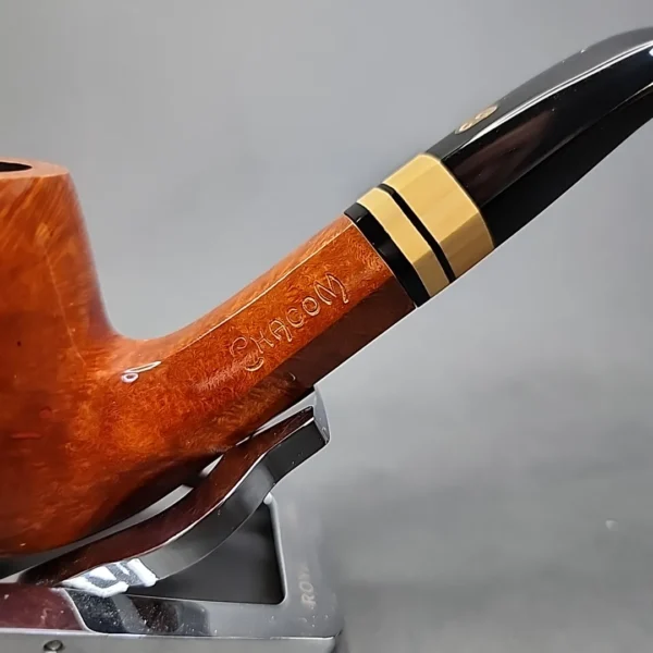 Chacom Hexagone 43 Smooth Bent Estate Briar Pipe, Unsmoked [SOLD] - Image 5
