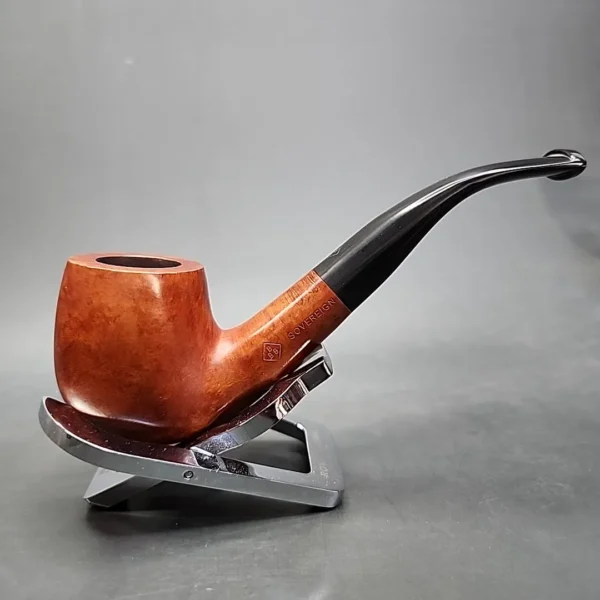 BBB Sovereign Smooth Bent Billiard Estate Briar Pipe, Unsmoked - Image 5