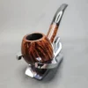 Chris Morgan Signature Smooth Bent Apple Handmade Briar Pipe, New - Image 5
