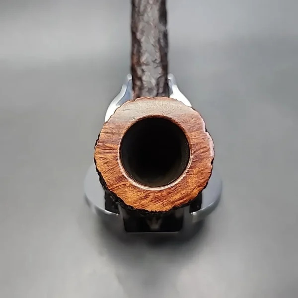 Elwood by Les Wood Rusticated Canadian Estate Briar Pipe, English Estates - Image 5