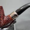 Ser Jacopo R1 Rusticated Bent Billiard Estate Briar Pipe - Image 5