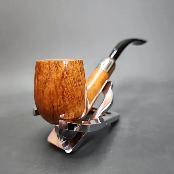 Savinelli 130th Anniversary Smooth Bent Billiard Estate Briar Pipe, Unsmoked - Image 5