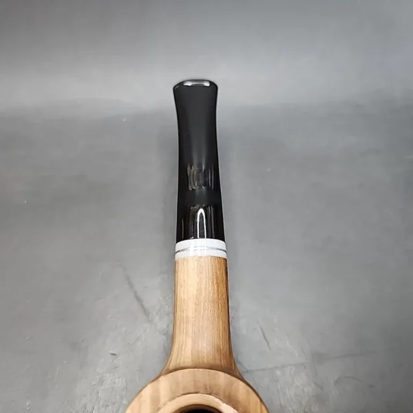 Dapper Olive Wood Meerschaum Lined Poker Estate Pipe - Image 6