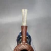 La Biota Sandblasted Pickaxe Handmade Briar Pipe, New - Image 6