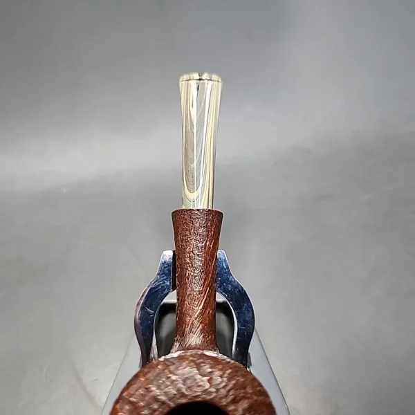 La Biota Sandblasted Pickaxe Handmade Briar Pipe, New - Image 6