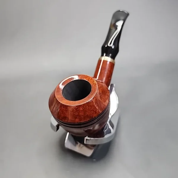 Vauen 6802 Smooth Bent Rhodesian Estate Briar Pipe, Unsmoked, 9mm - Image 6