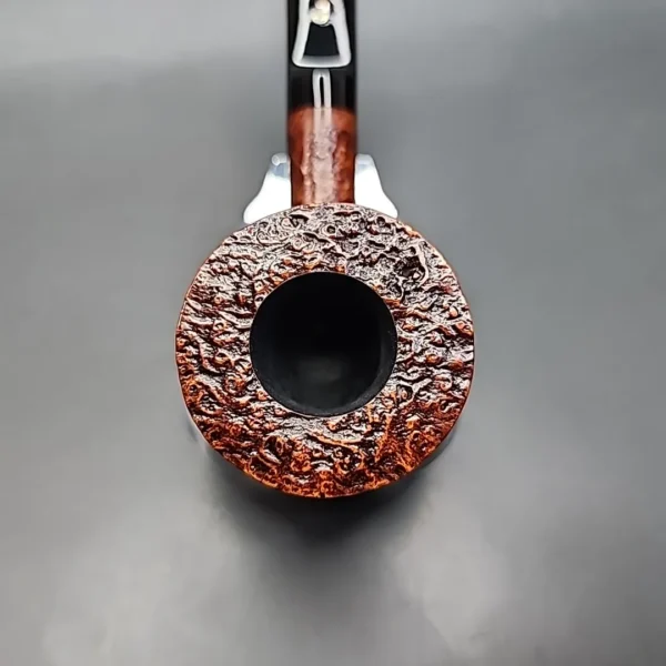 Ser Jacopo S2 Sandblasted Dublin Sitter Handmade Briar Pipe, New - Image 6